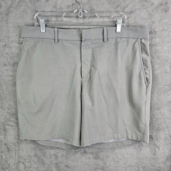 Mens Nike Gray Golf Shorts Dri Fit Polyester Spandex Stretch 8.5" Inseam Size 38 - Picture 2 of 10